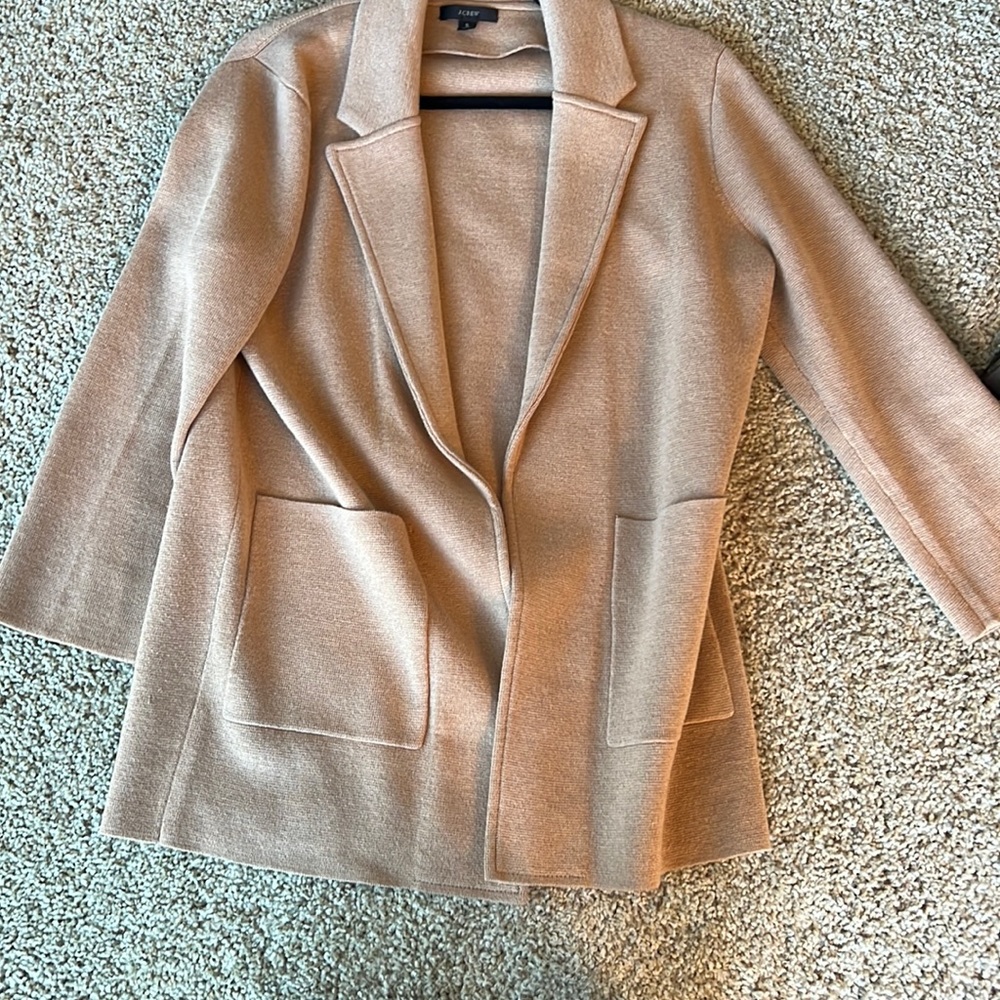Jcrew tan shacket